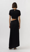 Load image into Gallery viewer, Christopher Esber Rolled Up Tee Dress Dress Black Size 10