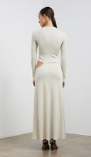 Load image into Gallery viewer, Christopher Esber Open Twist LS Dress in Putty Size 8