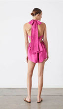 Load image into Gallery viewer, Joslin Chloee Linen Playsuit Pink Size 8
