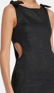 SIR THE LABEL Alexandre Cut Out Mini Dress Black Size 1