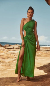 Sonya Moda Nour Maxi Dress in Forest Green Size 6