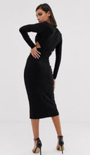 Load image into Gallery viewer, Bec and Bridge Madame Noir Midi Dress Size 8